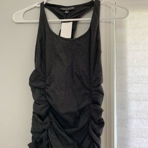 A Pea in the Pod charcoal racerback tank